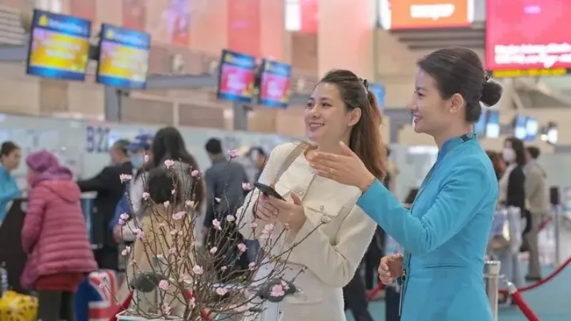 Hàng không bắt đầu nhận chở mai, đào dịp Tết 1