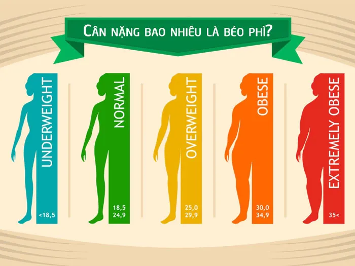Cân nặng và chiều cao của nữ giới bao nhiêu là thừa cân, béo phì? 1