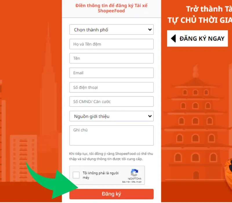 Cách đăng ký tài xế ShopeeFood Online đơn giản, nhanh chóng 4