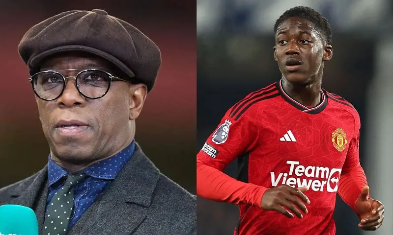 Ian Wright muốn MU chơi xoay quanh Mainoo - Ảnh: Internet