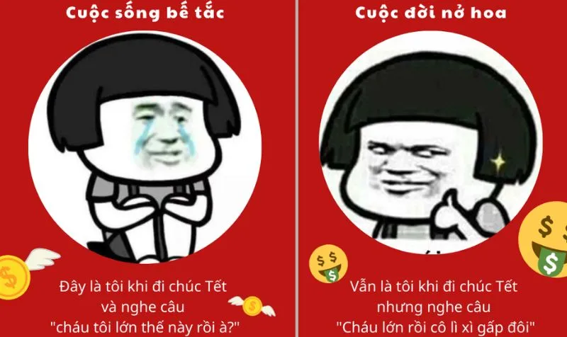 Tổng hợp meme Tết hài hước giúp năm mới thêm thú vị 48