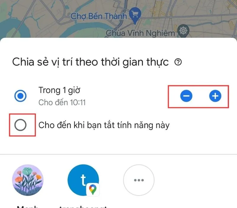 (Thiếu ảnh)Hướng dẫn cách chia sẻ vị trí trên Google Maps cực đơn giản 6