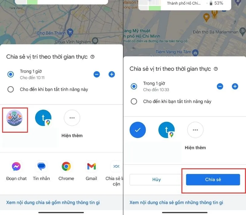 (Thiếu ảnh)Hướng dẫn cách chia sẻ vị trí trên Google Maps cực đơn giản 7