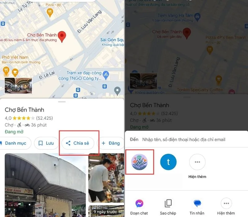 (Thiếu ảnh)Hướng dẫn cách chia sẻ vị trí trên Google Maps cực đơn giản 9