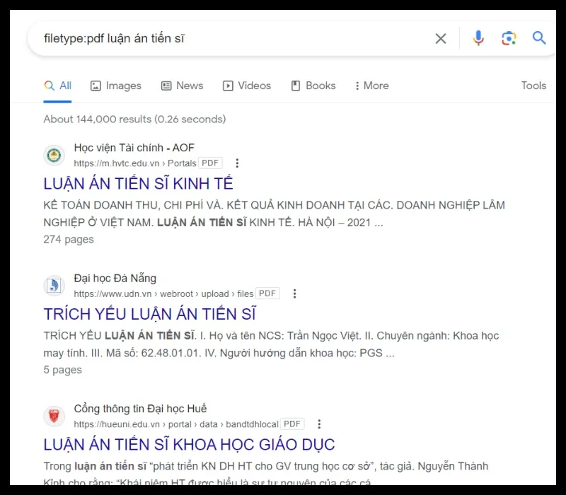 Cách tìm kiếm từ khóa trên Google cho kết quả chính xác nhất 15