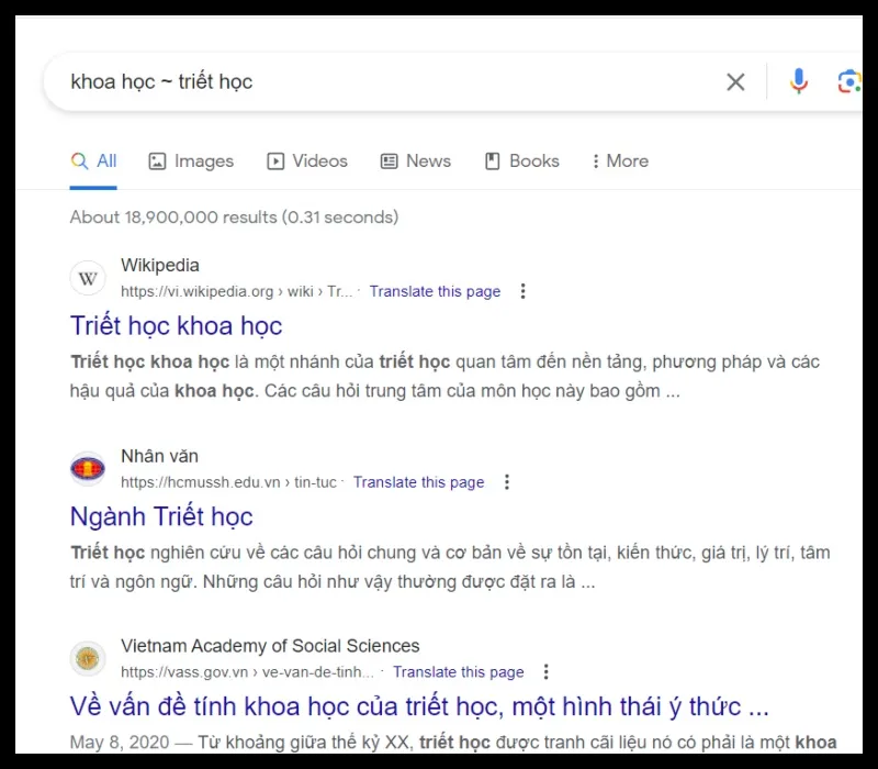 Cách tìm kiếm từ khóa trên Google cho kết quả chính xác nhất 3