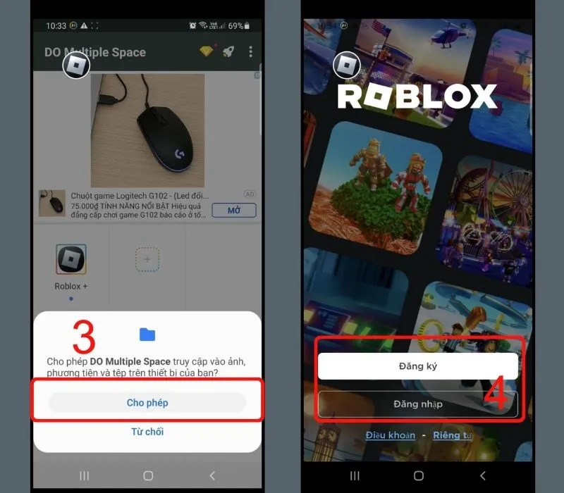 Hướng dẫn cách chơi 2 acc Roblox cùng lúc nhanh chóng 4