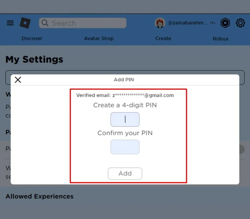 Hướng dẫn cách cài mã pin Roblox nhanh chóng, mới nhất 5