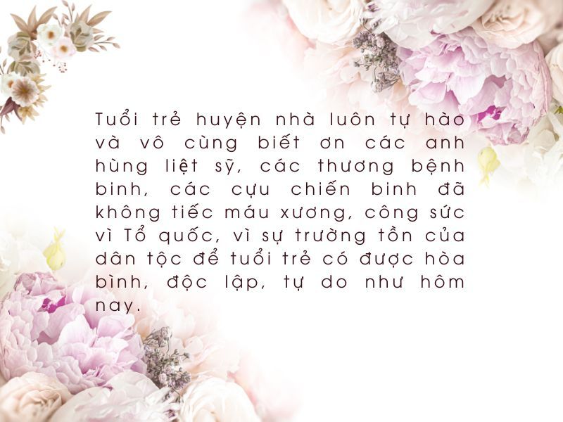 14 bài phát biểu tri ân các anh hùng liệt sỹ nhân ngày 27/7 7