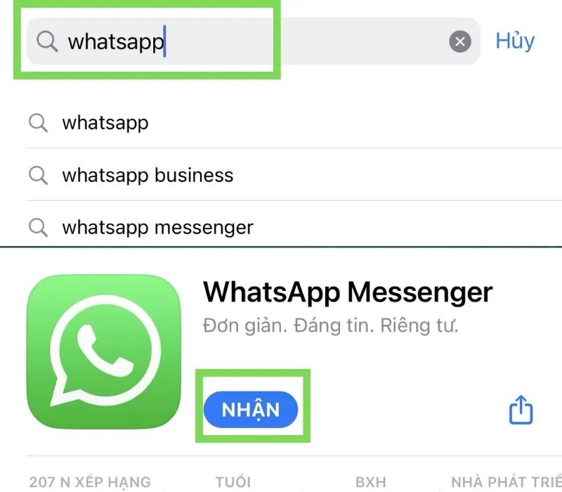 Hướng dẫn cách cài đặt WhatsApp nhanh chóng, đơn giản nhất 6