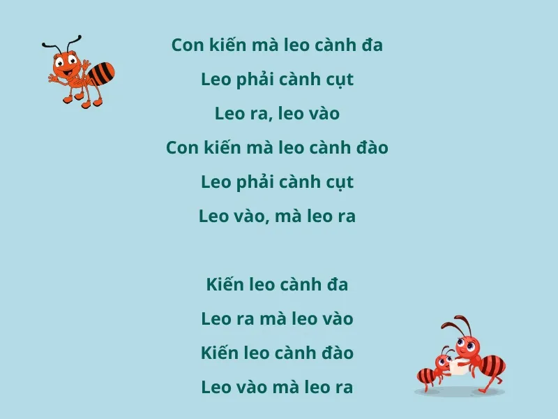 Những bài đồng dao về con vật hay nhất cho trẻ mầm non 4