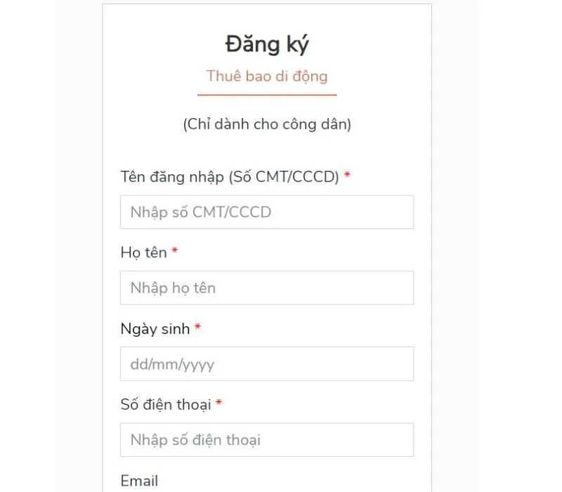 Hướng dẫn cách đăng ký eTax Mobile chi tiết từ A - Z 9