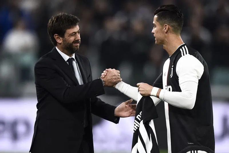 Chủ tịch Andrea Agnelli chưa bao giờ hối hận về việc mua Ronaldo - Ảnh: Internet