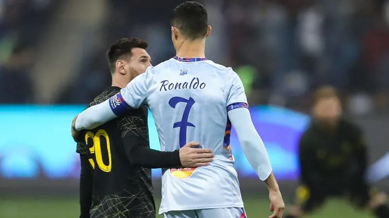 CR7 sẽ có màn so tài cùng Messi vào ngày 2/2/2024 sắp tới - Ảnh: Internet