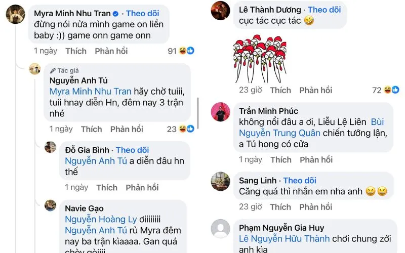 Anh Tú đòi dập Trung Quân, Quân khè acc chiến tướng 50 sao, Tú phải phải đi mượn acc khắp nơi 3