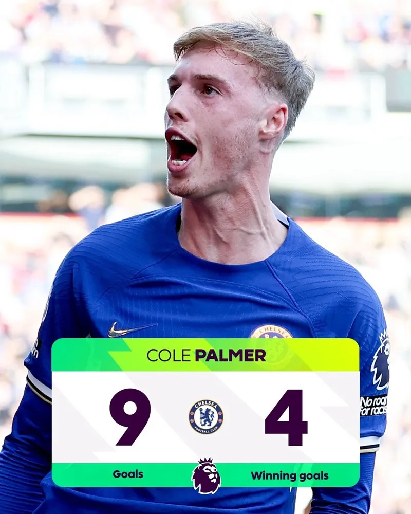 Cole Palmer đang chơi bùng nổ tại Chelsea - Ảnh: Ngoại hạng Anh 