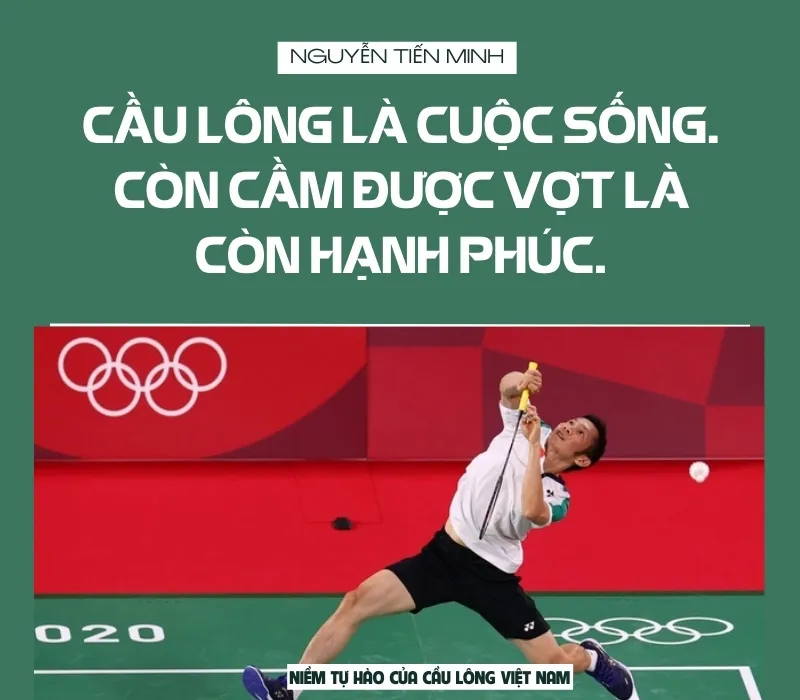 40+ câu nói hay, thơ, slogan, stt về cầu lông 1