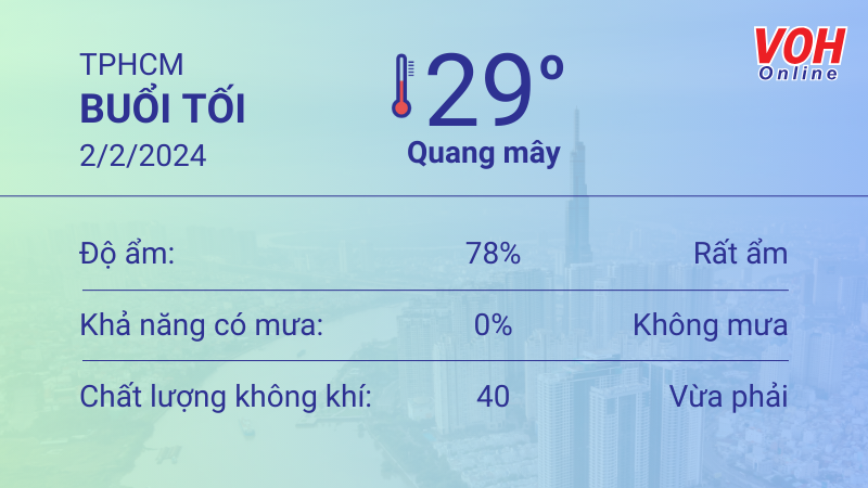 Thời tiết TPHCM 1/2 - 2/2: Trời nắng nóng, UV ở mức rất cao 6