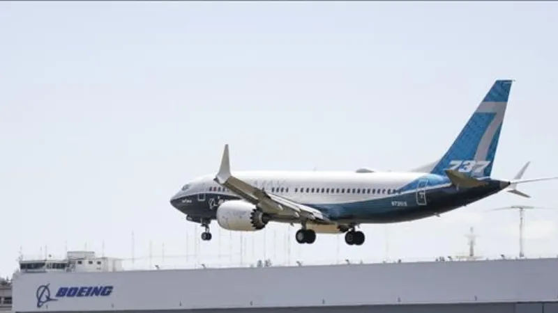 Máy bay 737 MAX của hãng Boeing - Ảnh: AFP