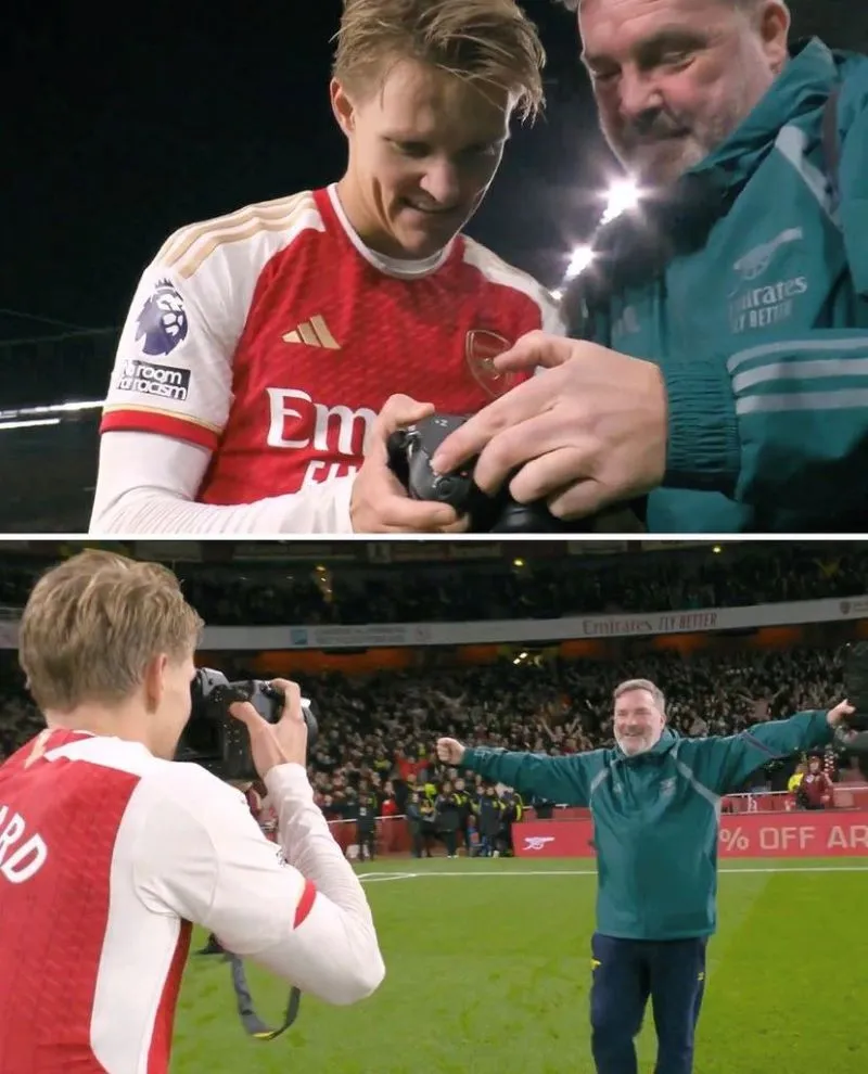 Jamie Carragher khó chịu vì màn ăn mừng ý nghĩa của Martin Odegaard 2