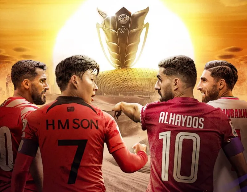 Lịch thi đấu Bán kết Asian Cup 2023: Jordan vs Hàn Quốc | Iran vs Qatar 1