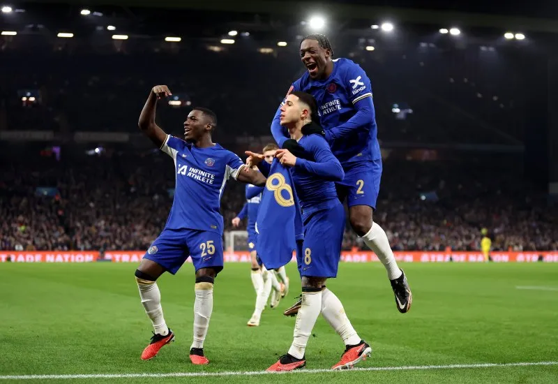 Kết quả thi đấu lại vòng 4 FA Cup: Enzo vẽ đường cong siêu phẩm, Chelsea bóp nghẹt Villa | CLB Ngoại hạng Anh hẹn gặp MU 1