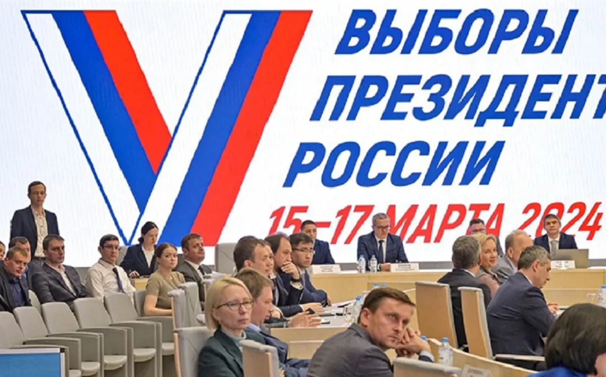 Các thành viên Ủy ban bầu cử trung ương Liên bang Nga. (Ảnh: RIA Novosti)