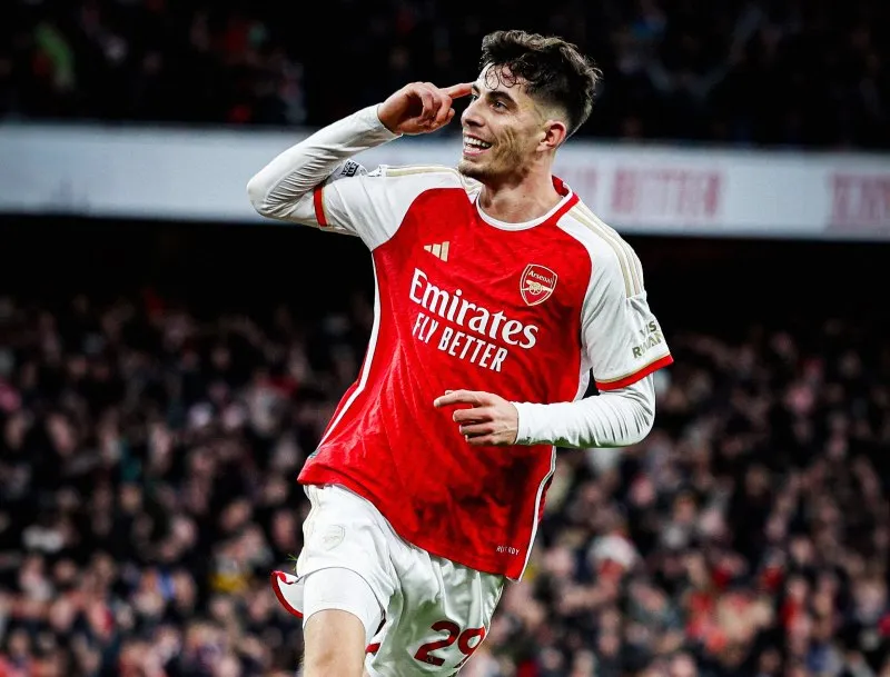 Arteta hạnh phúc với tiền vệ con thoi Havertz: "Khi tỷ số là 6-0, cậu ấy vẫn bám đuổi đối thủ" 1