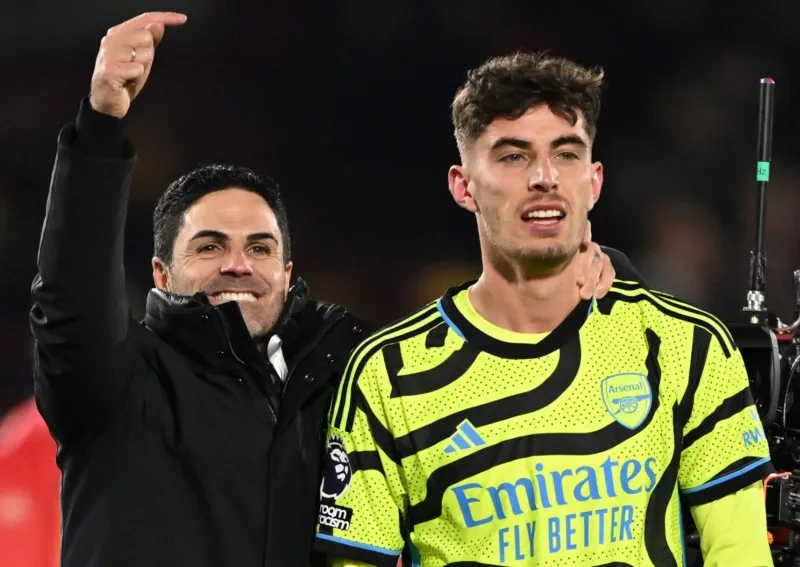 Arteta hạnh phúc với tiền vệ con thoi Havertz: "Khi tỷ số là 6-0, cậu ấy vẫn bám đuổi đối thủ" 2