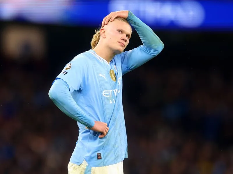 Haaland gây thất vọng ở trận gặp Chelsea - Ảnh: Internet