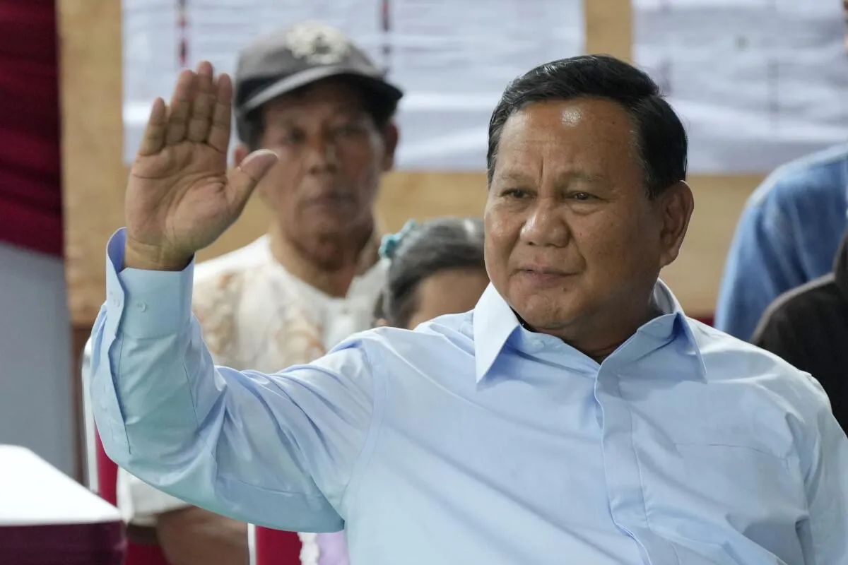 Ứng viên Prabowo Subianto - Ảnh: San Diego Tribune