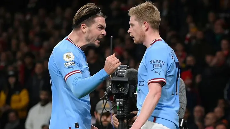 Jack Grealish và De Bruyne đã sẵn sàng cho trận đấu với MU - Ảnh: Internet