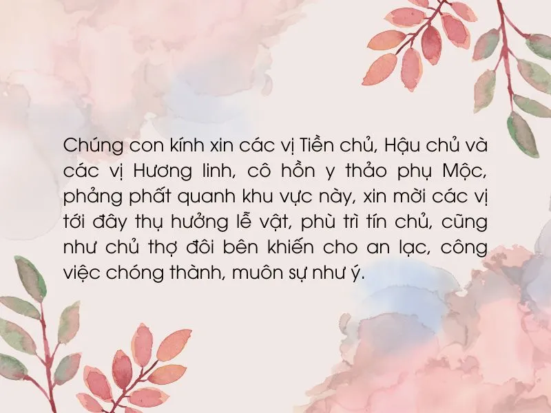 Văn khấn động thổ, bài cúng động thổ chi tiết và chuẩn nhất 2