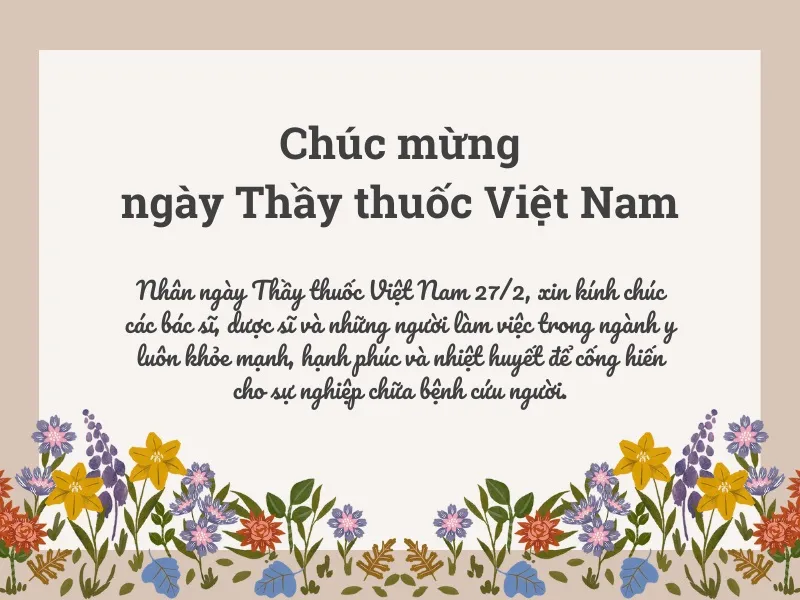 Mẫu thiệp chúc mừng ngày Thầy thuốc Việt Nam 27/2 7