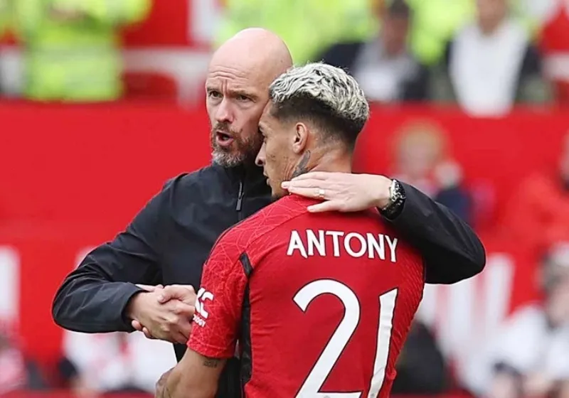 Ten Hag bảo vệ Antony đến cùng: "Không hậu vệ nào có thể ngăn chặn cậu ấy" 2