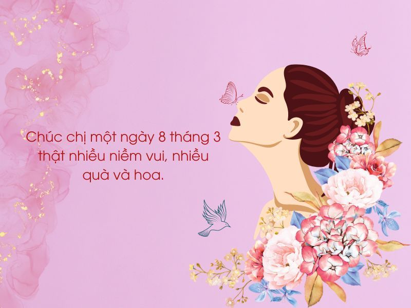 LỜI CHÚC 8 3 CHO MẸ SÂU SẮC VÀ ĐẦY YÊU THƯƠNG