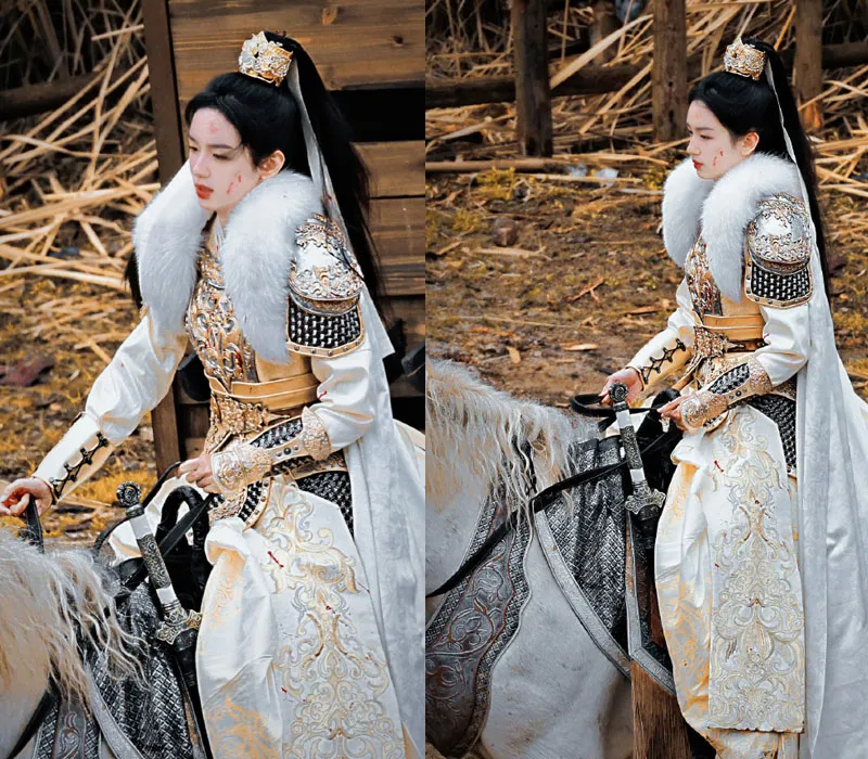 Tiểu hoa Châu Dã liên tục khiến fan háo hức với tạo hình nữ tướng trong phim mới 2