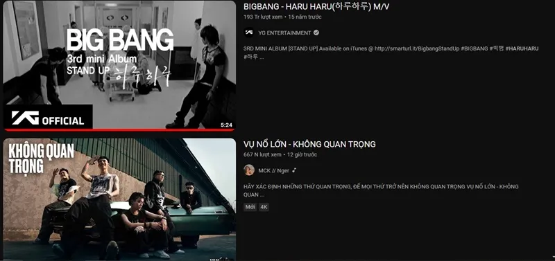 Haru Haru của BIGBANG 