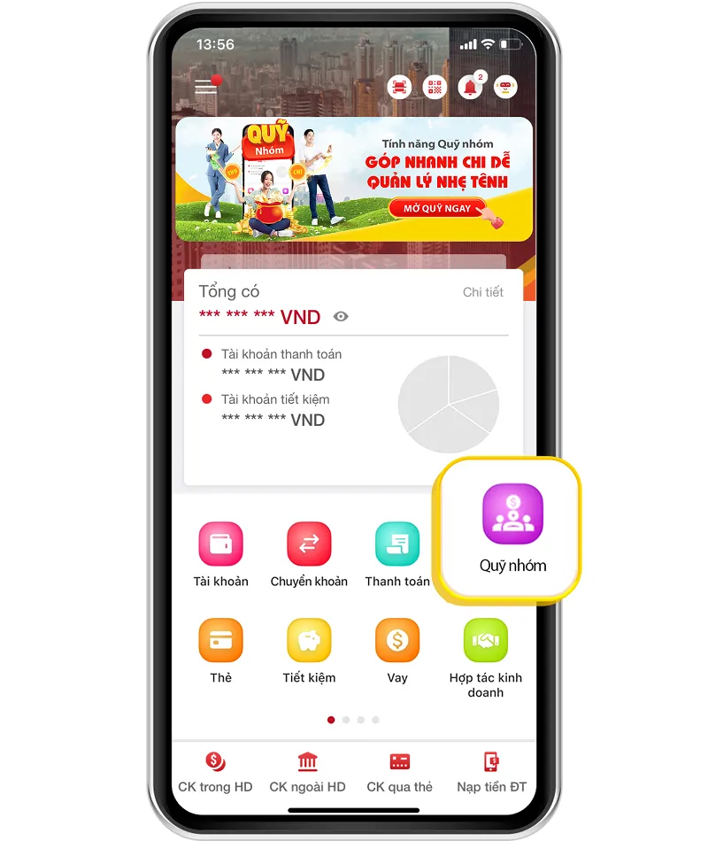 Thêm tính năng Quỹ nhóm, App HDBank tiếp tục gia tăng lợi ích của hệ sinh thái số 2