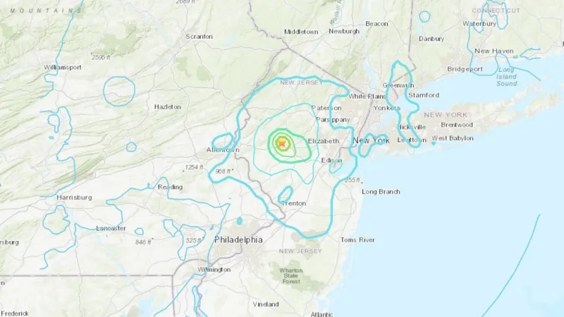 Mỹ: Động đất mạnh tại thành phố New York 1