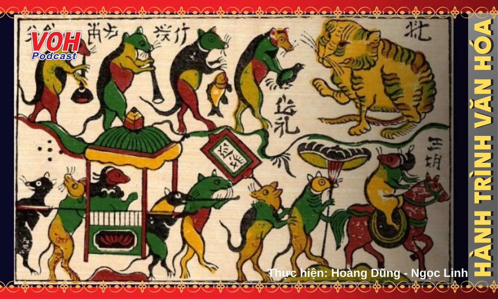 Truyền thống nghệ thuật tranh Đông Hồ dung dị, độc đáo