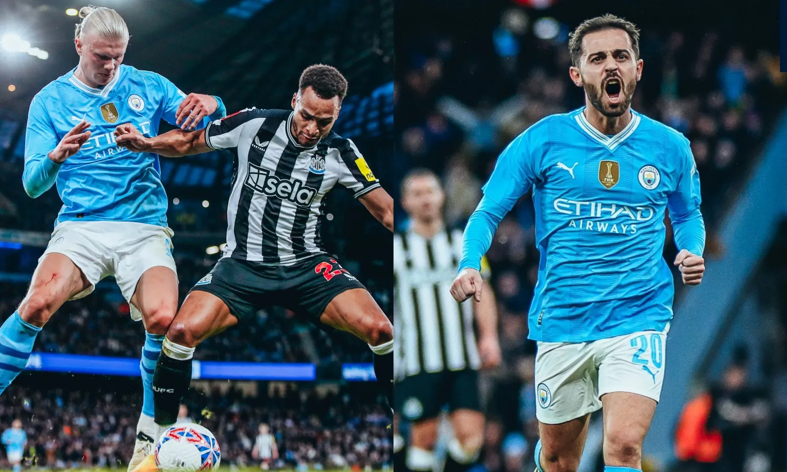 May mắn phò trợ Bernardo Silva, Man City loại Newcastle khỏi FA Cup