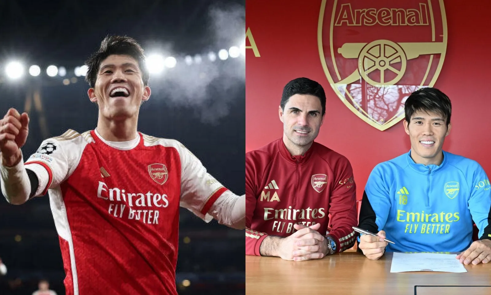 CHÍNH THỨC! Arsenal khoá chân chiến binh đa năng bên hành lang phải