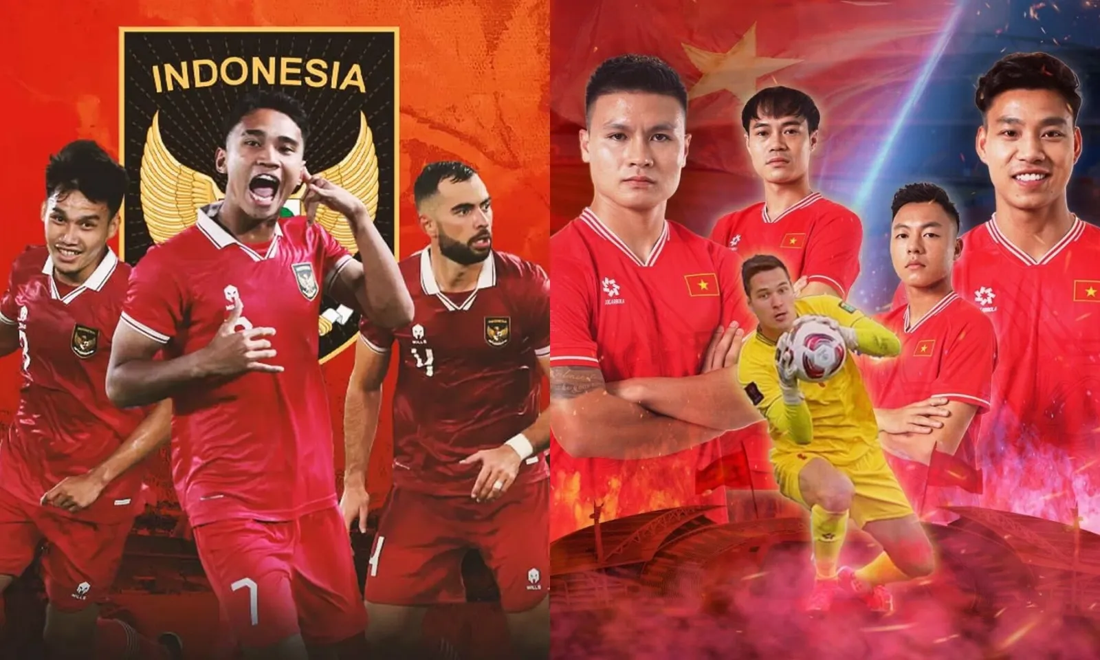 Link xem trực tiếp Indonesia vs Việt Nam (Vòng loại World Cup 2026, 20h30 hôm nay)