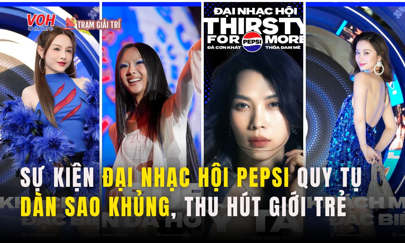 Mỹ Tâm và dàn sao khủng cháy hết mình tại Đại nhạc hội Pepsi - Thirsty For More