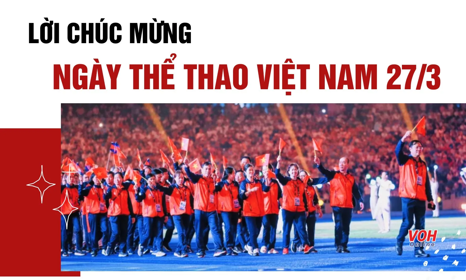 55 mẫu thiệp, lời chúc mừng Ngày Thể Thao Việt Nam 27/3