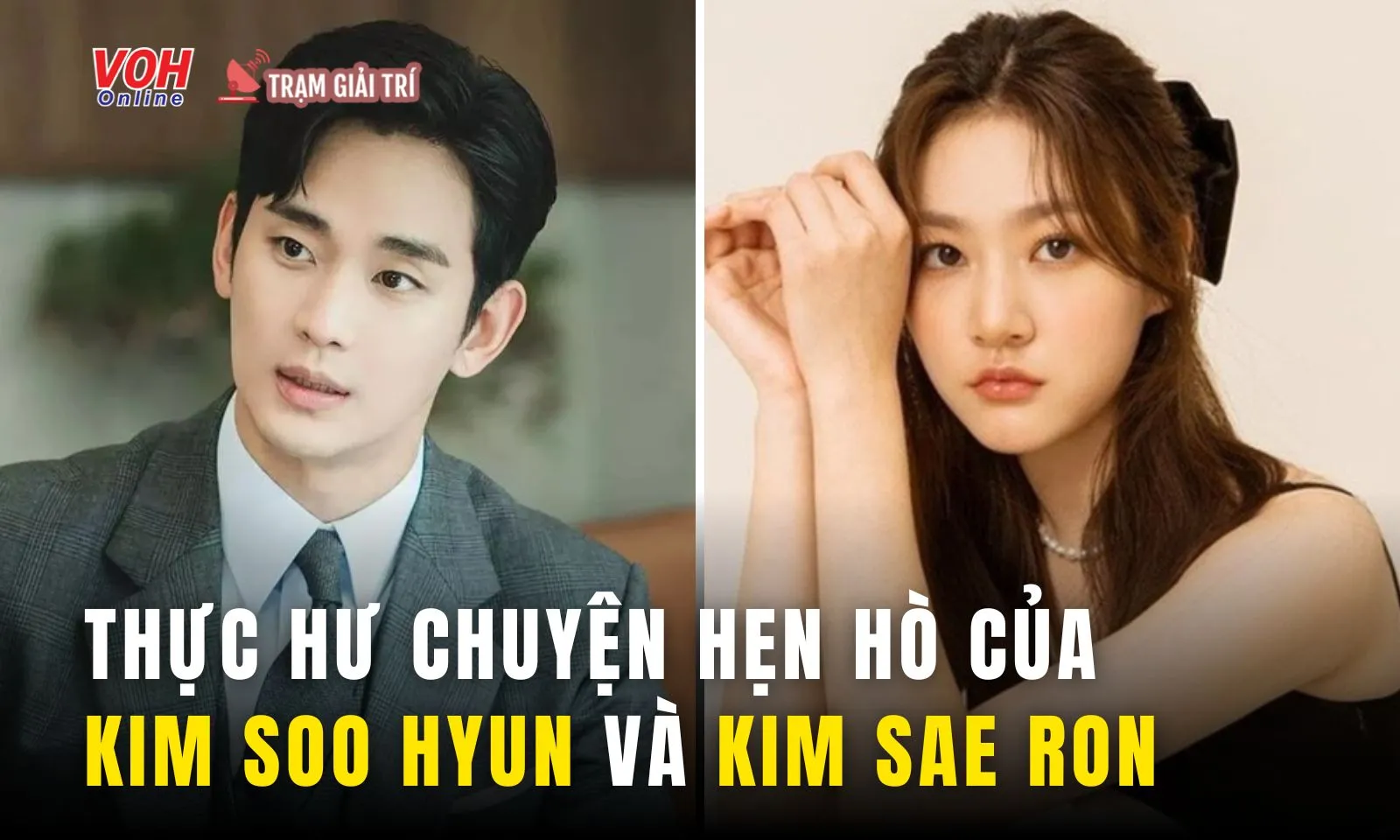 Thực hư thông tin Kim Soo Hyun hẹn hò nữ hoàng thị phi Kim Sae Ron