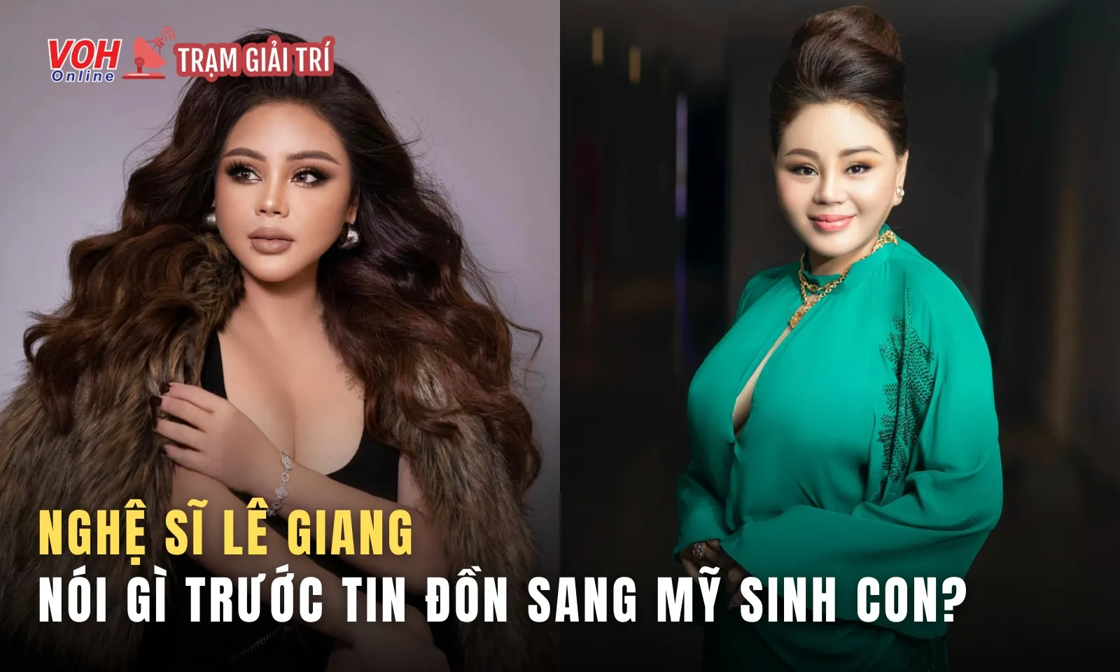 Lê Giang nói gì trước tin đồn sang Mỹ sinh con thứ 4?