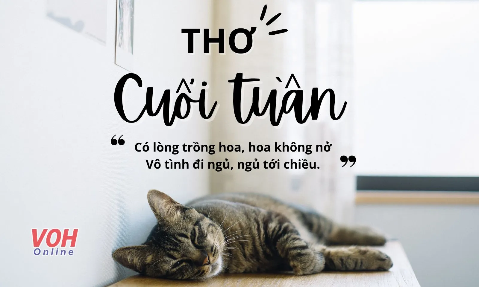 Top thơ cuối tuần 2 câu, thơ thư giãn ngày cuối tuần