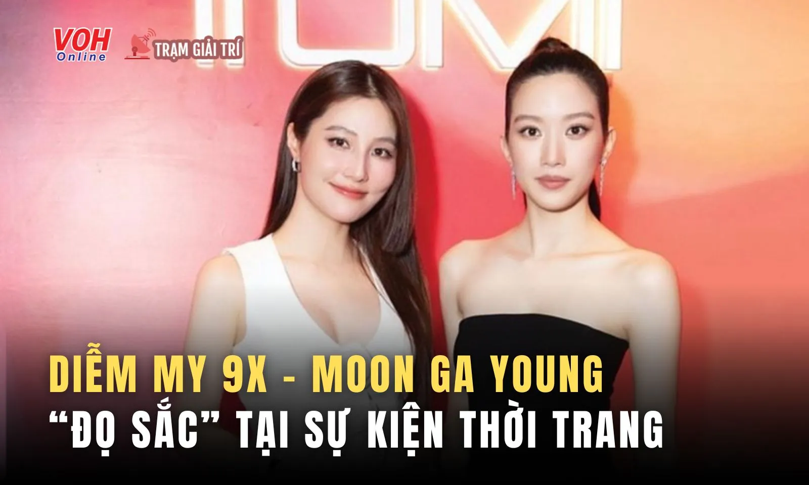 Diễm My 9X không hề kém sắc khi đọ sắc cùng Moon Ga Young